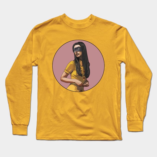 Blindfold Long Sleeve T-Shirt by pastelrake